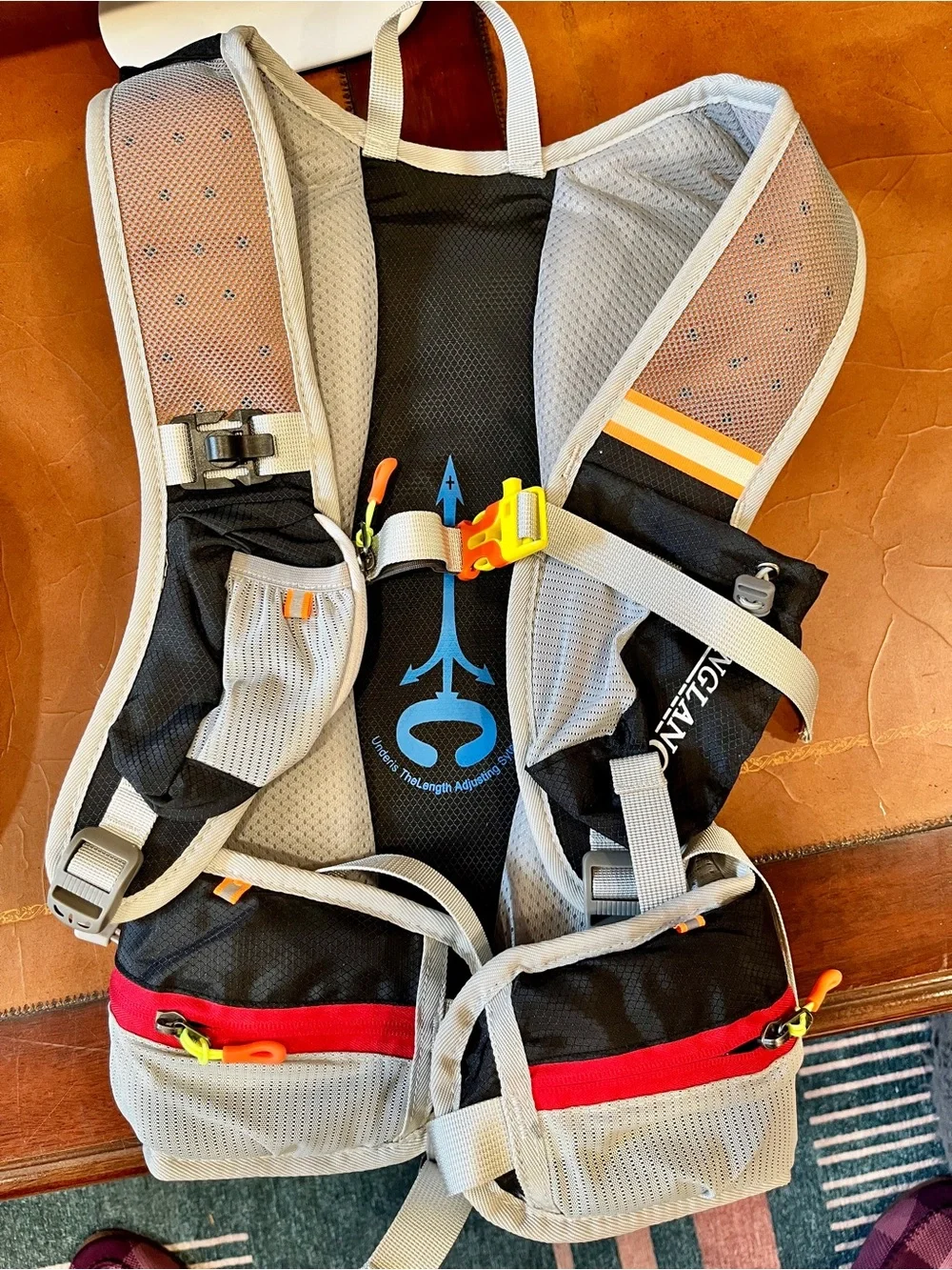 Unisex Black & Gray Hydration Backpack